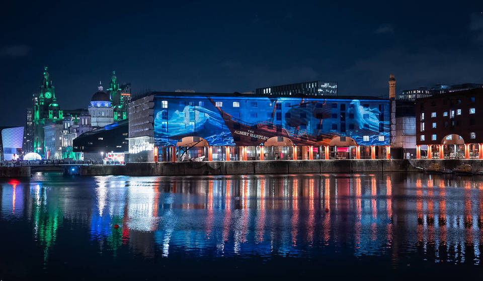 Liverpool&#8217;s Royal Albert Dock Is Being Transformed Into A Permanent Canvas For Stunning New Light Projections &#8211; And You Can Go See It This Weekend
