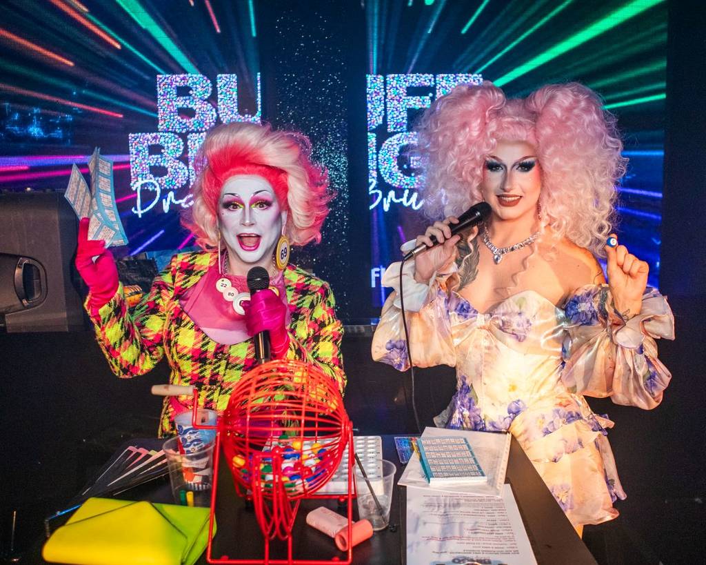 Bottomless brunch bingo drag queens
