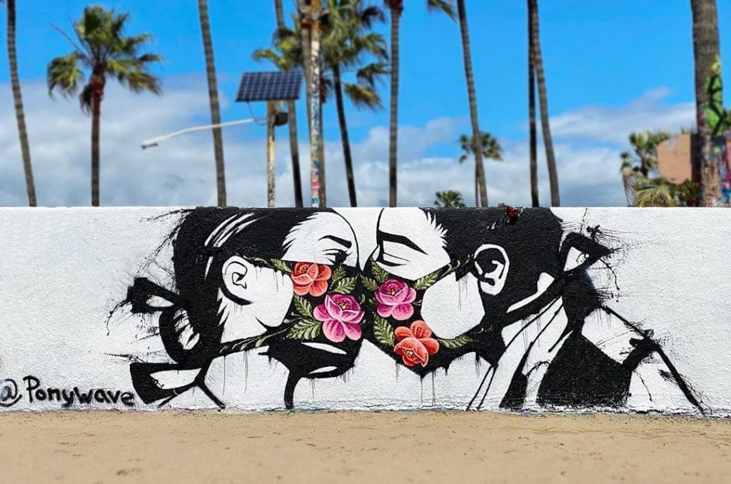 13 Beautiful Murals Inspired By The Coronavirus In L.A.