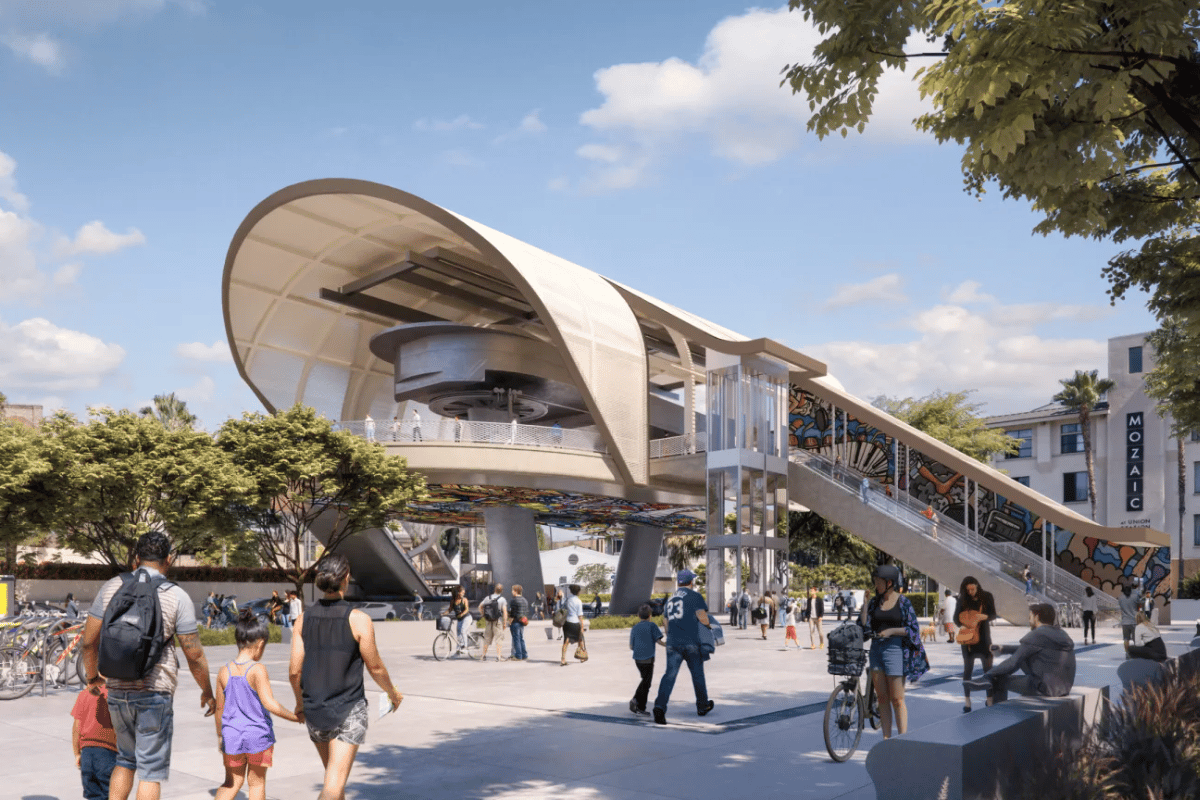 Renderings of Gondola stop at Union Station