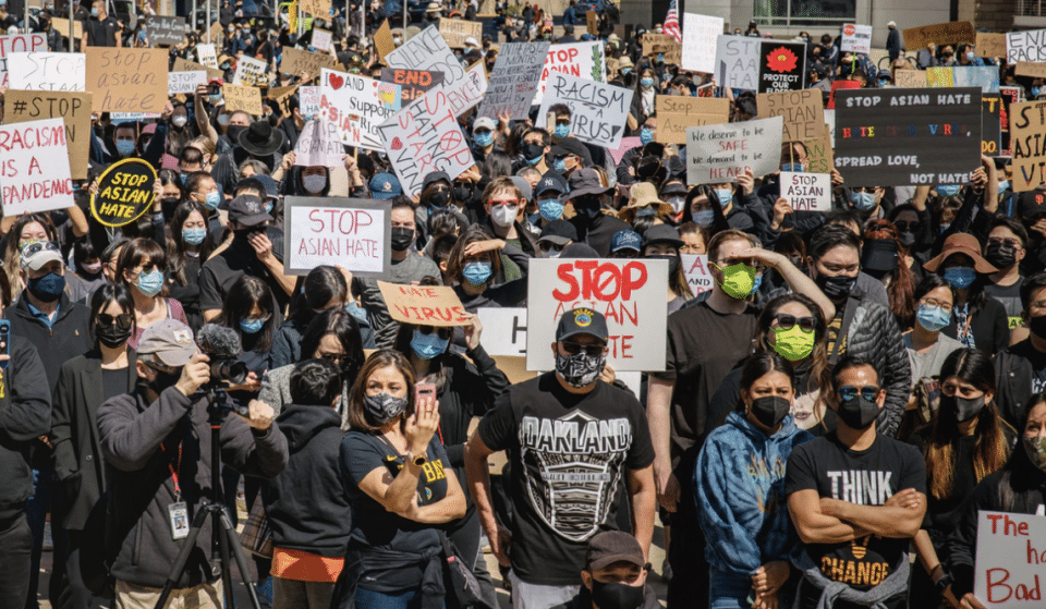 Thousands Took To The Streets Of L.A. On Saturday To Rally Against Asian Hate Crimes