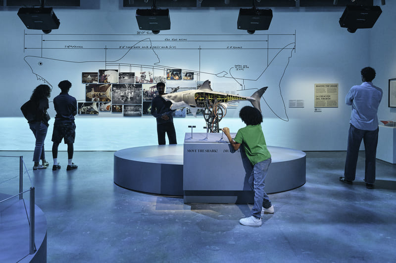 Jaws exhibition at Academy Museum