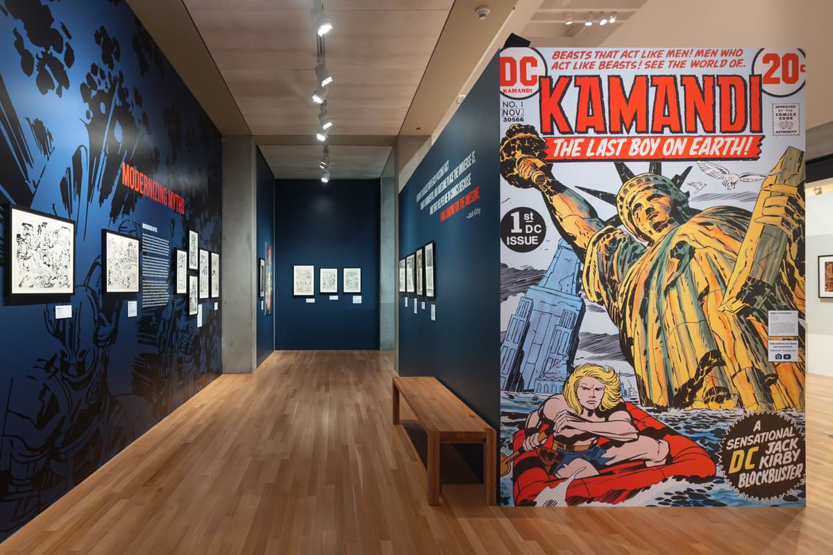 Jack Kirby exhibition at the Skirball
