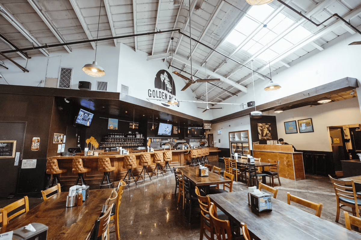 Interior Of golden road brewing