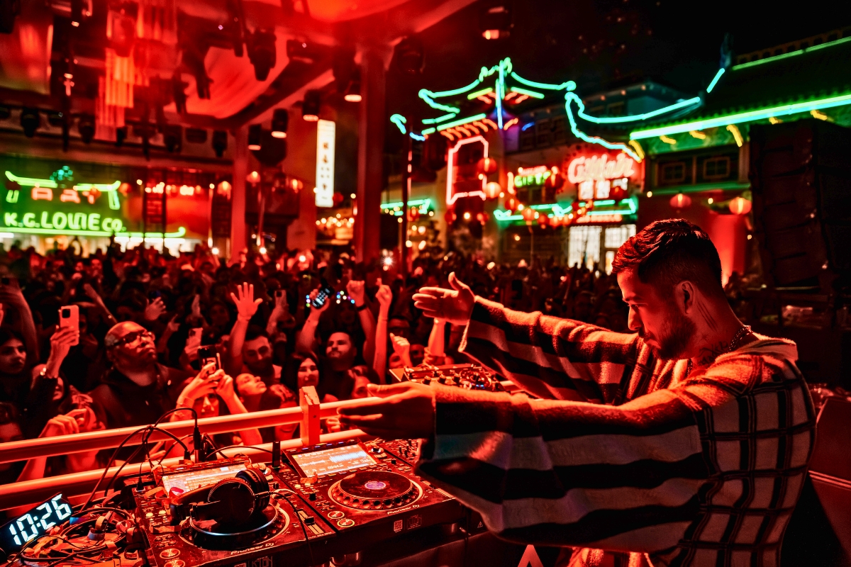 Guests attend a BRESH party