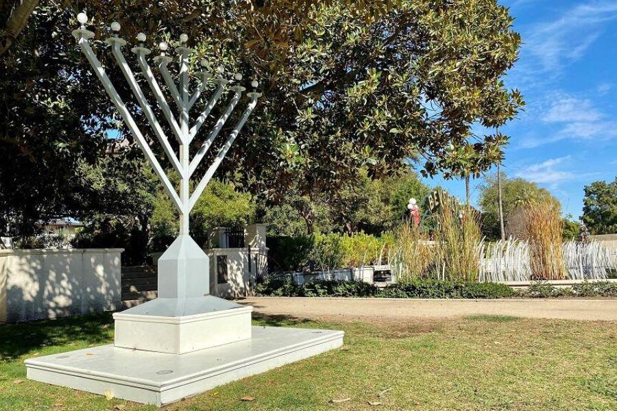Hanukkah lighting ceremony