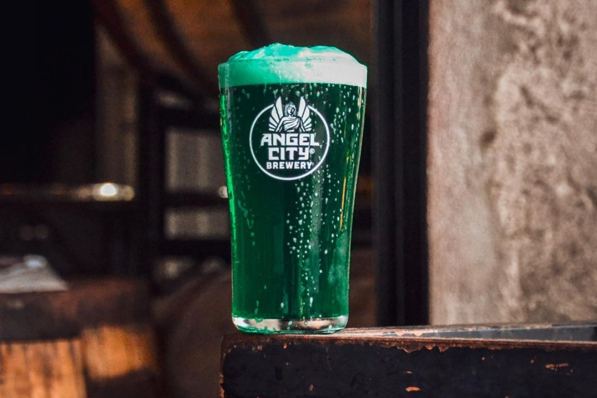 green beer from Angel City Brewery