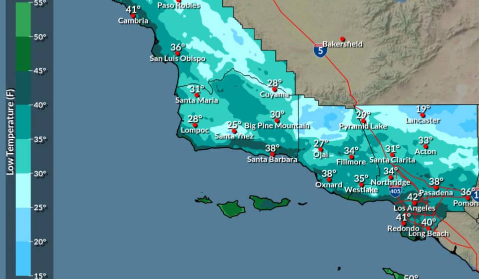 A Freeze Warning Has Been Issued In Southern California