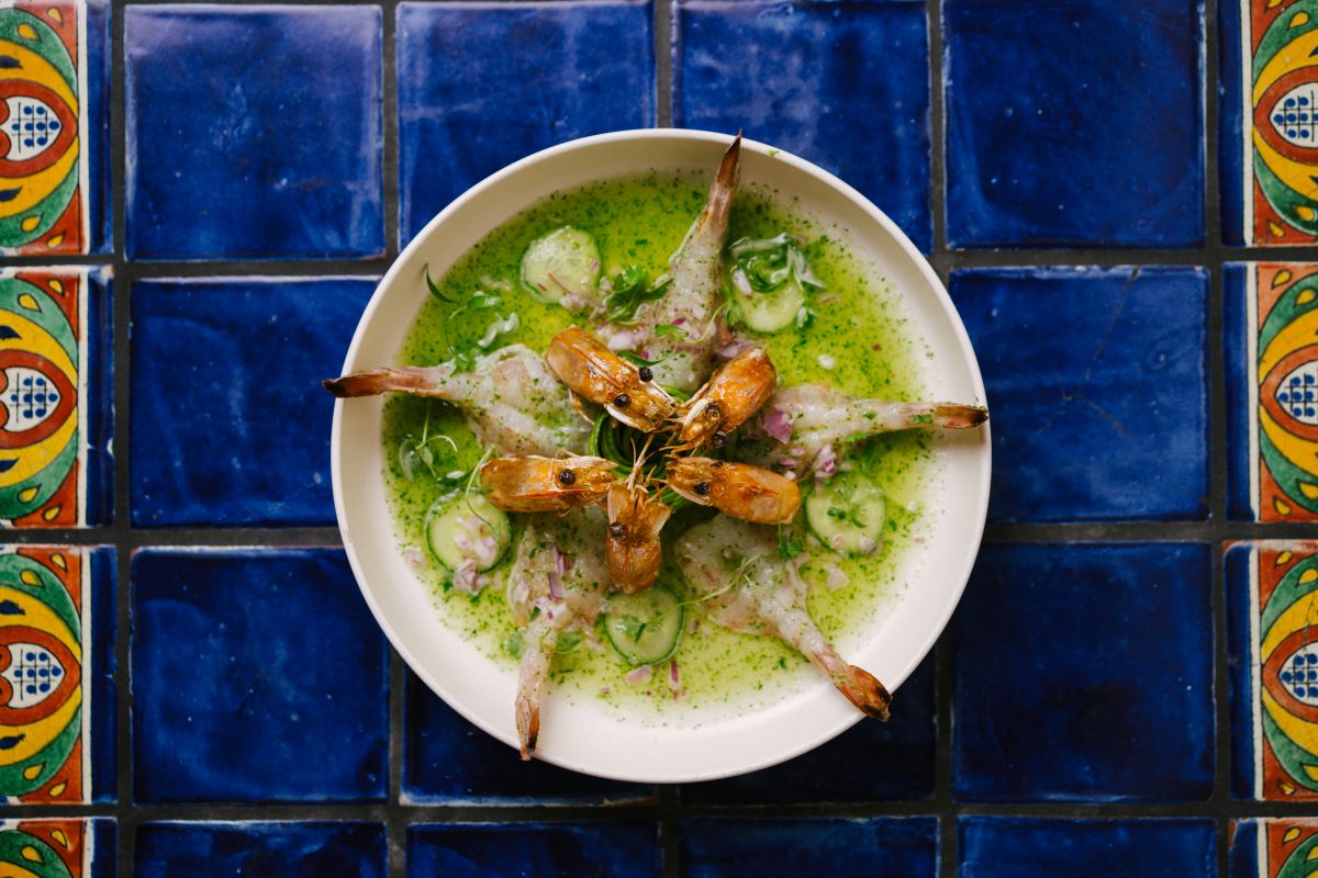 One of Holbox's Michelin-starred seafood dishes