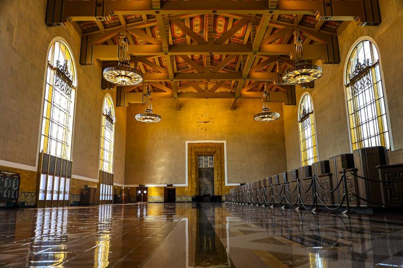 Innenansicht der Union Station in LA