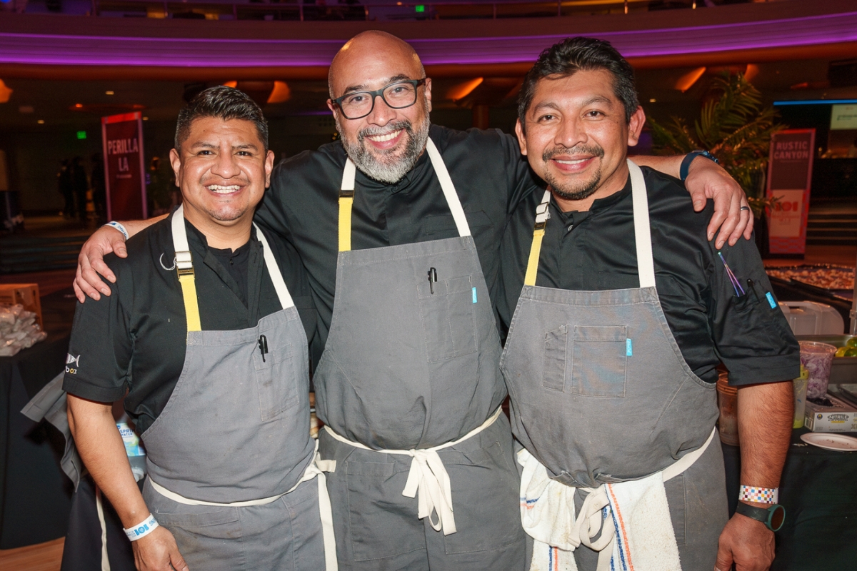 Chefs meet at the reveal party