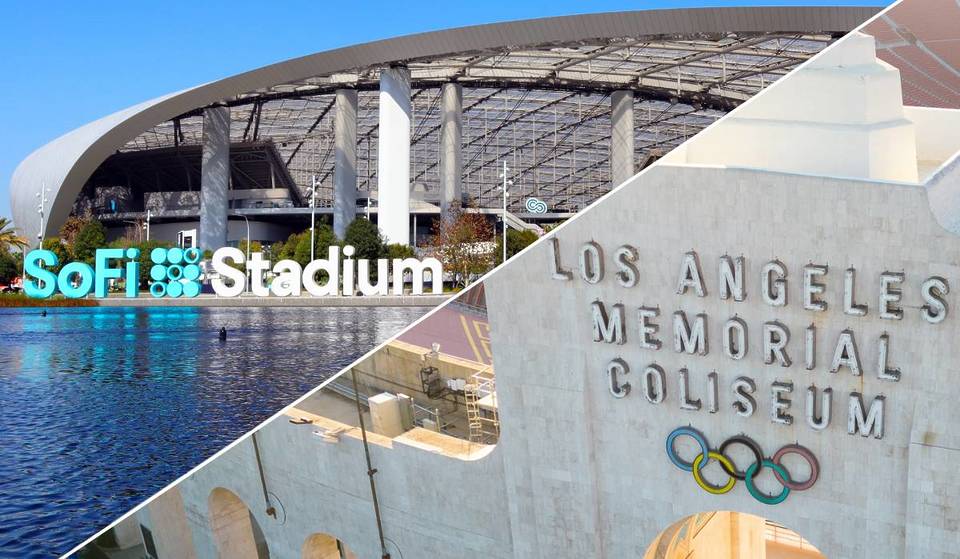 El Coliseum y el SoFi Stadium harán historia con la doble ceremonia de inauguración de los Juegos Olímpicos de Los Ángeles