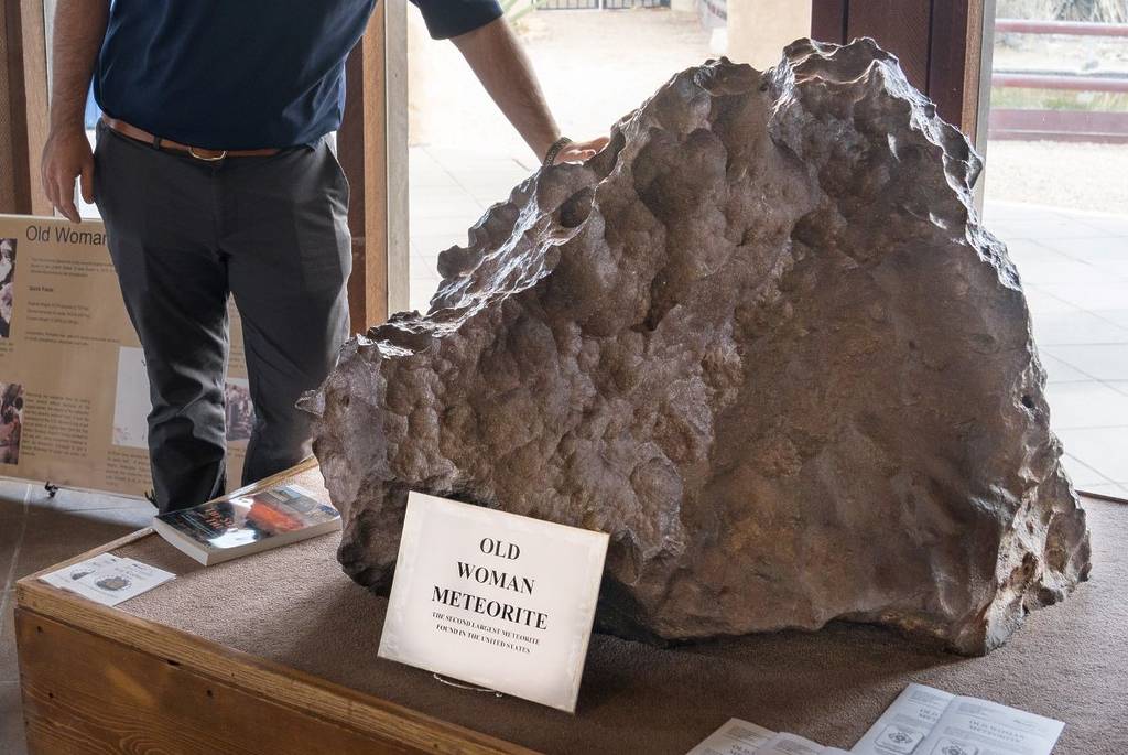 photo of the Old Woman Meteorite