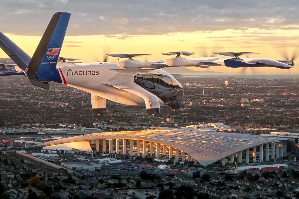Cutting cross-city traffic to just 10 minutes: Archer Aviation unveils zero-emission electric air taxi and vertiport plan at L.A. LIVE ahead of the 2028 Olympics