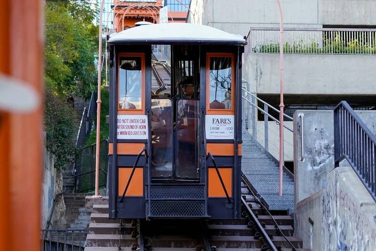 Multiple Angels Flying Los Angeles' Angels Flight Is ‘The World’s Shortest Railway’