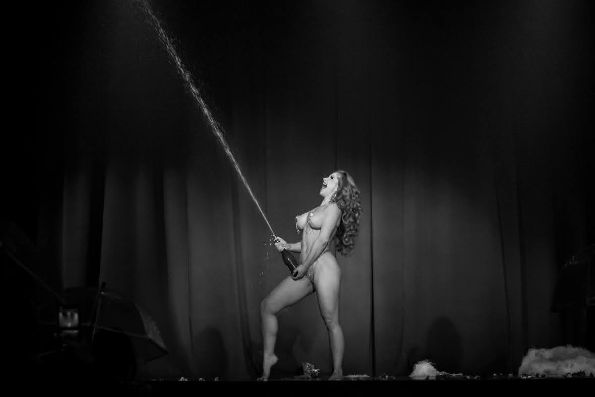 Burlesque performers take the stage at Mavericks