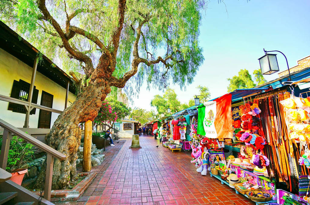 Olvera Street in Los Angeles