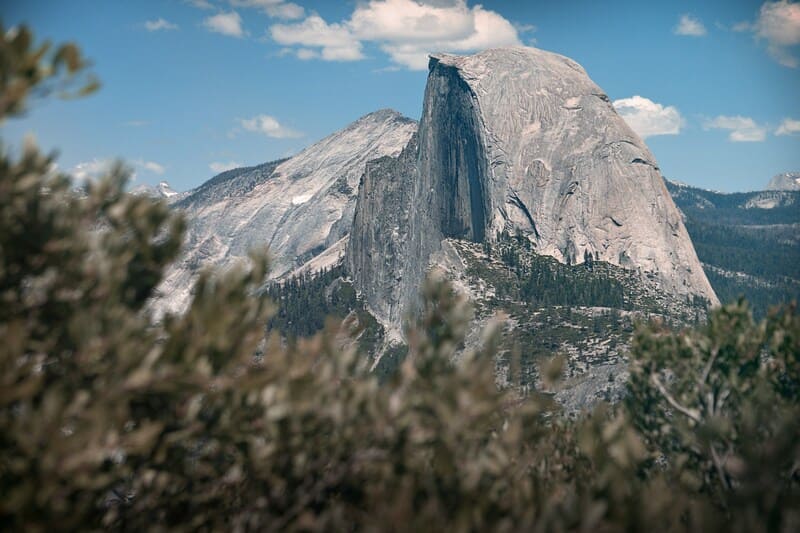 Half Dome in Yosemite National Park.