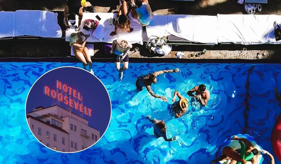 Nagez gratuitement au clair de lune tous les vendredis à la piscine Tropicana du Hollywood Roosevelt