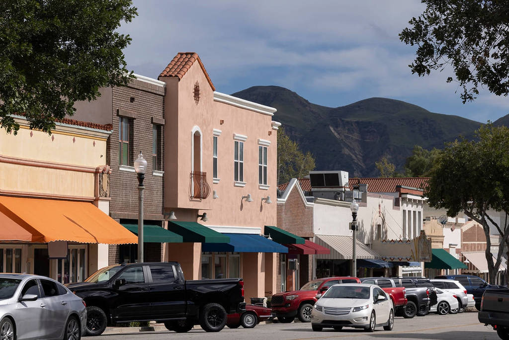 Calle principal de Fillmore California.