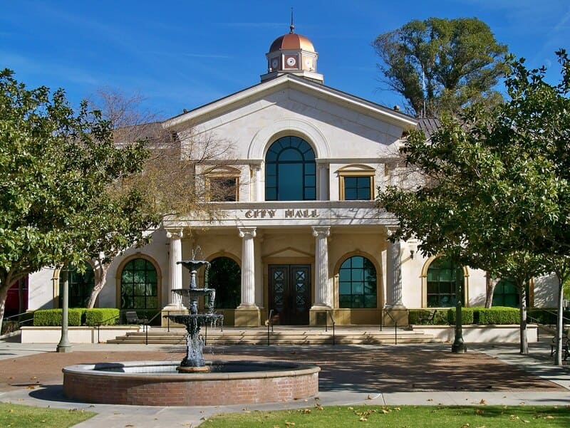 Fillmore City Hall in California.