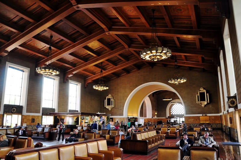 Union Station grand waiting room interior.