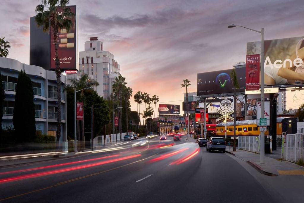 A photo of the Sunset Strip