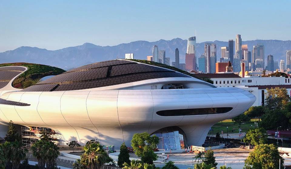 Das raumschiffähnliche Museum von George Lucas in L.A. ist fast fertig – so können Sie vor dem neuen Eröffnungstermin einen ersten Blick darauf werfen