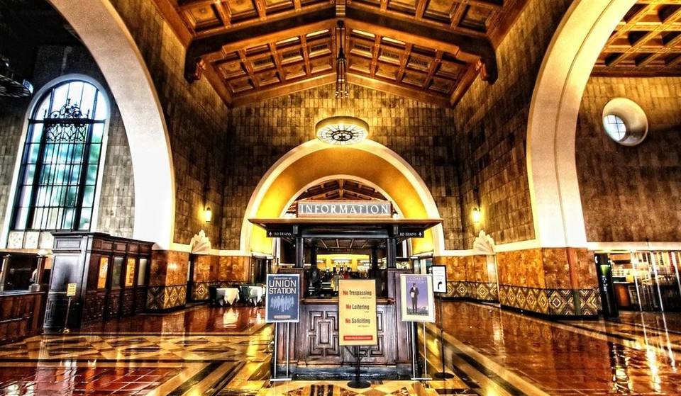 La Union Station de Los Ángeles está entre las 8 estaciones de tren más impresionantes del país