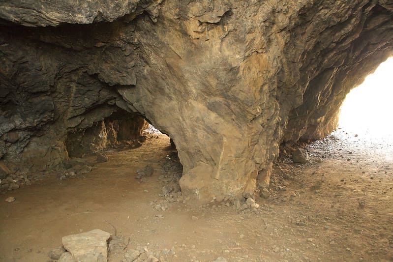 Inside the Bronson Caves in LA
