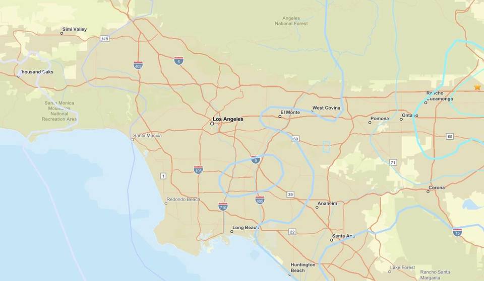 Un terremoto de magnitud 4,3 fue sólo uno de los cuatro que sacudieron Los Ángeles esta mañana
