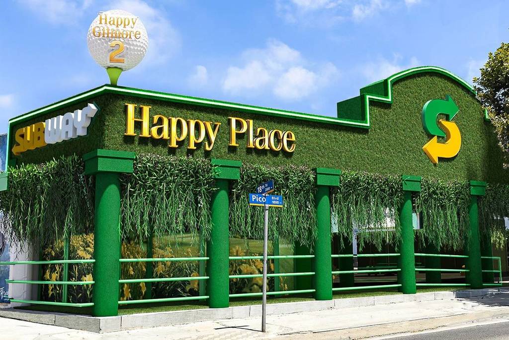 Los fans de «Happy Gilmore 2» podrán disfrutar de su «lugar feliz» en el restaurante Pop-Up por un solo día.