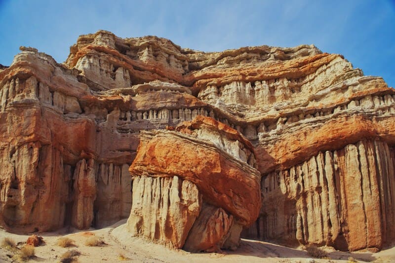 Red Rock Canyon SP rock formations.