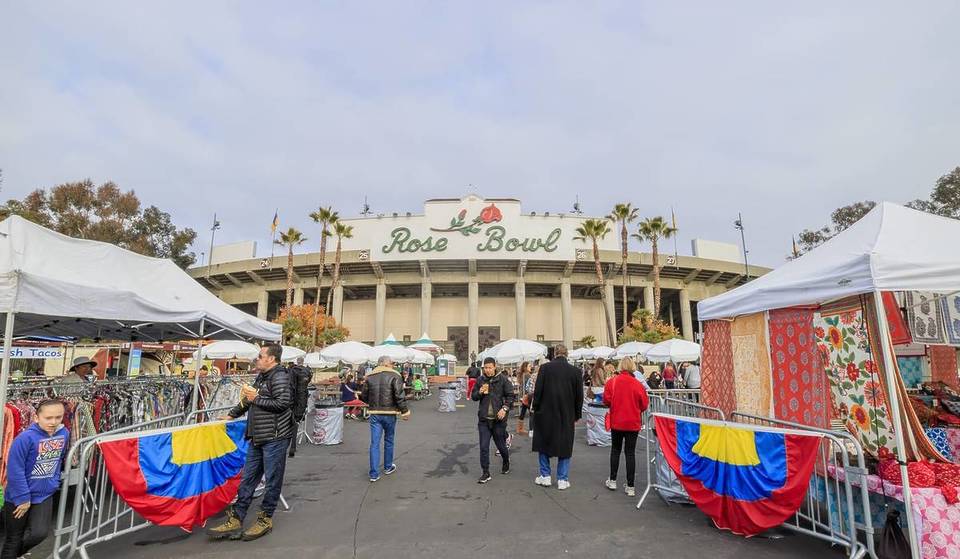 Einer der größten Flohmärkte der Welt versammelt jeden Monat 20.000 Besucher und 2.500 Verkäufer in Pasadena