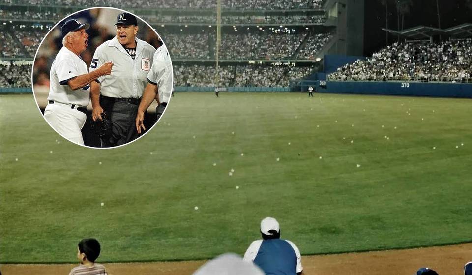 La noche en que los aficionados del Dodger Stadium dejaron de recibir pelotas de béisbol de recuerdo: La historia de 1995