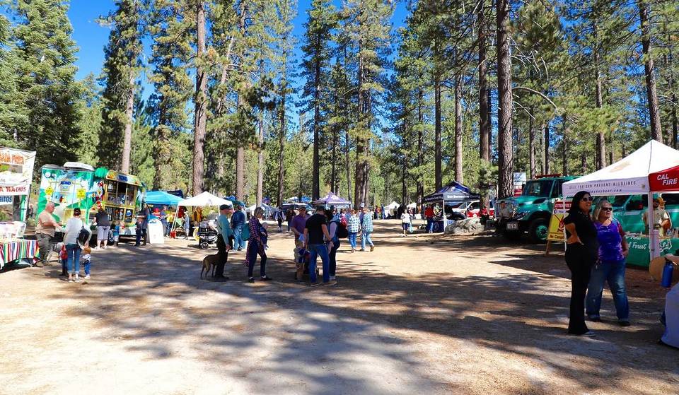 Das niedliche ‚Pine Cone Festival‘ findet in einem Wald 1,5 Stunden von L.A. entfernt statt – mit einer ‚Pine Cone Olympics‘ und Familienaktivitäten