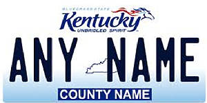 Kentucky’s Blue and White Horse Plate.