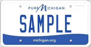 Pure Michigan plate