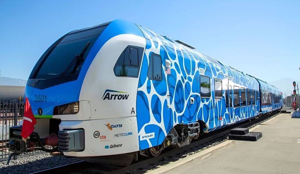 California Just Launched The First Ever Hydrogen-Powered, Zero-Emissions Train In North America — Here’s How It Works