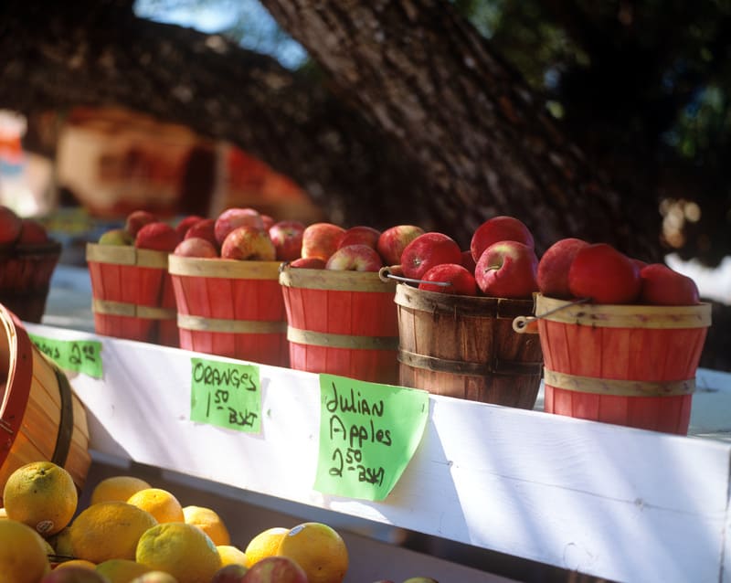 Apples for sale in Julian, CA