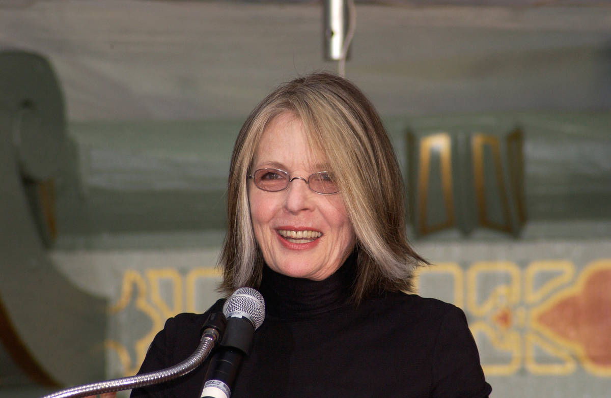 Diane Keaton at a Los Angeles film premiere in 2005.