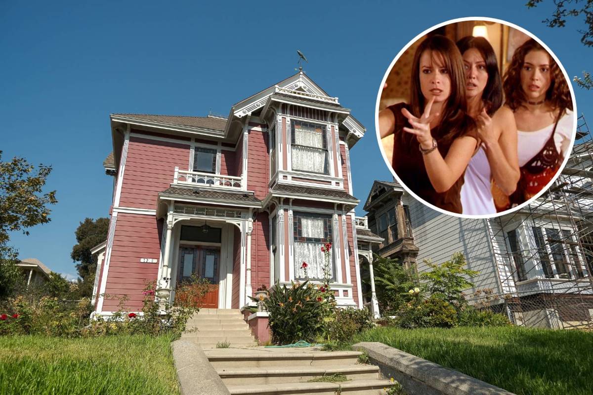The 'Charmed' House in Los Angeles, a Victorian manor located in Carrol Avenue
