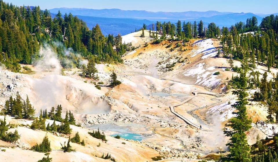 California’s ‘Little Yellowstone’ Is Home To The World’s Largest Plug Dome Volcano — & 16 Acres Of Hot Springs