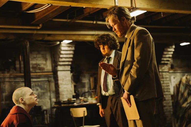 A still from Yorgos Lanthimos’ film Bugonia in 35mm L.A.