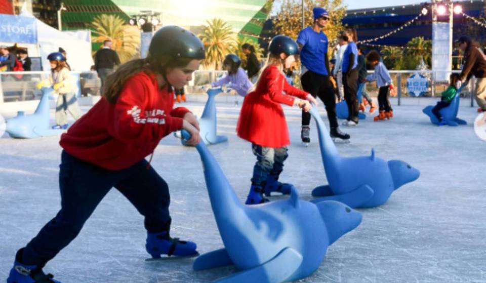 An Ice Skating Wonderland Returns To West Hollywood Park This December – Here’s Where & How Much