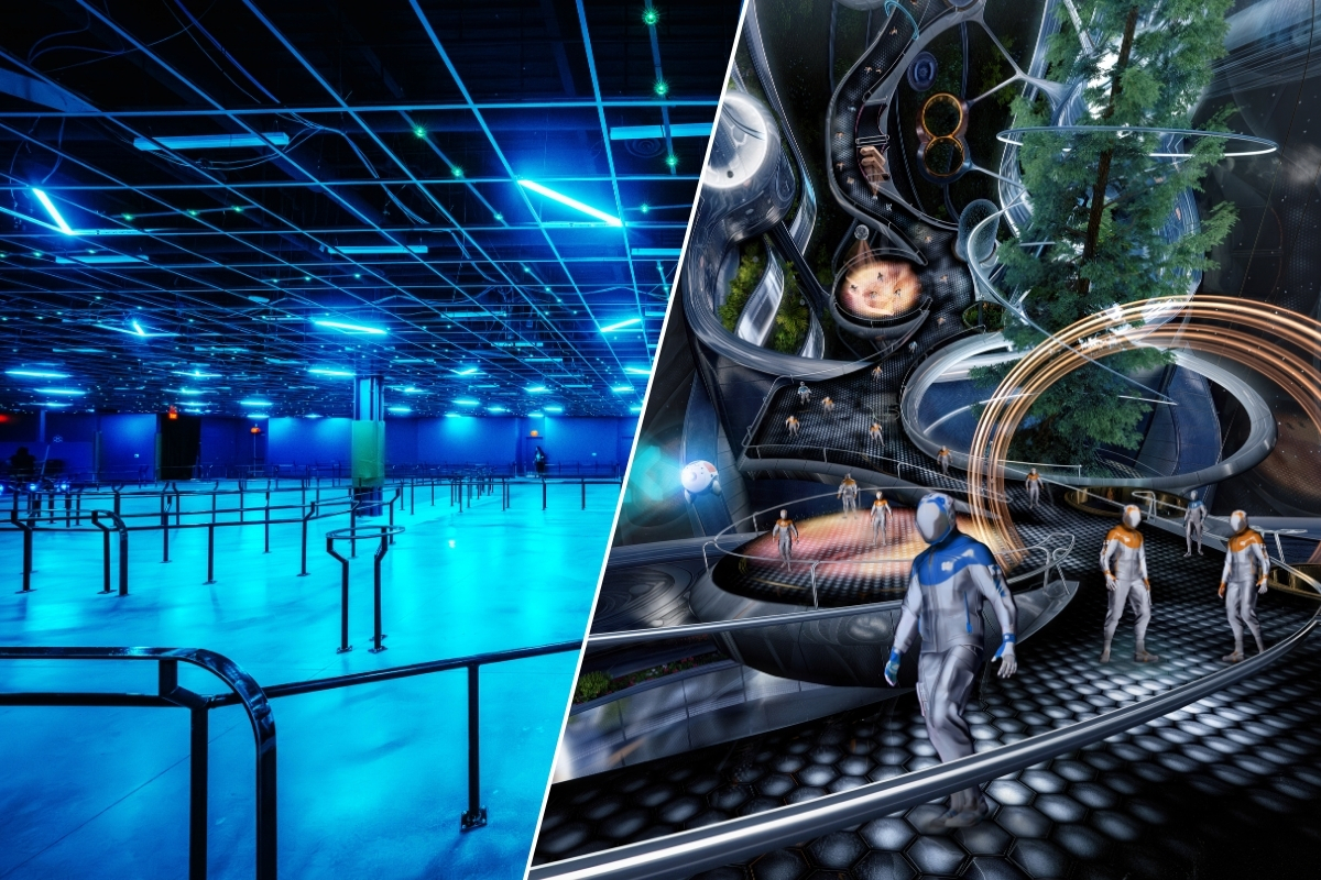 The interior of the Interstellar Arc building