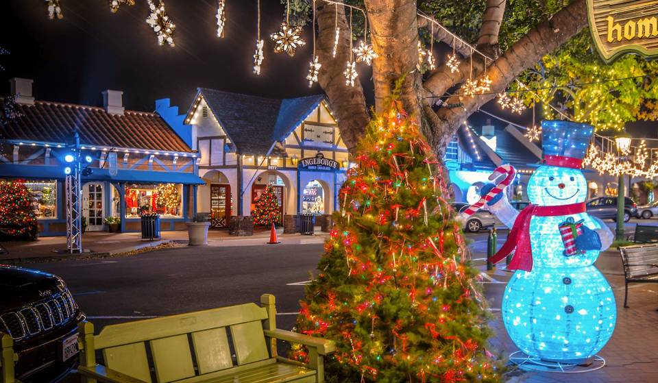This Whimsical Town 2 Hours From L.A. Is California’s Top Spot For Christmas — Famous For Its European Charm