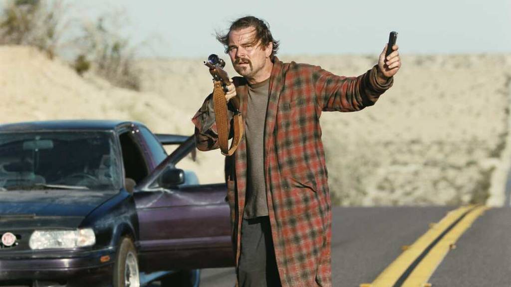 A still from 'One Battle After Another' featuring Leonardo Di Caprio, one of the films that will be screening at the MoMA Contenders in L.A.