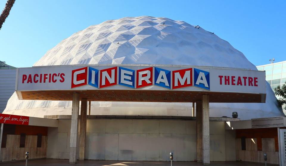 The Cinerama Dome Is The World’s First All-Concrete Geodesic Dome — Made Of 316 Interlocking Panels
