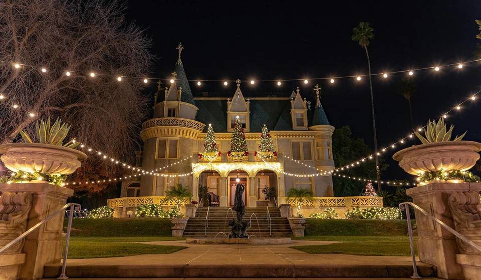 This 1897 French Chateau Is A Victorian Holiday Spectacle — Take An Exclusive Evening Tour Through The Historic House This December